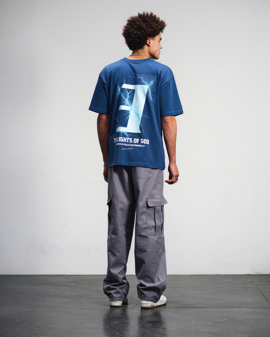 LOG NAVY T-SHIRT