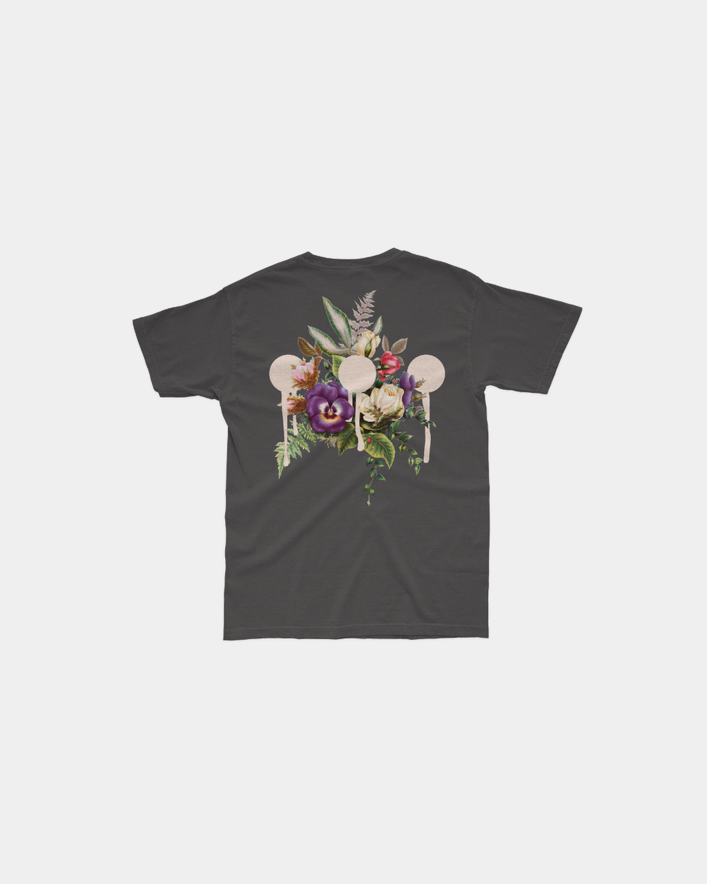 3P FLORAL GREY T-SHIRT