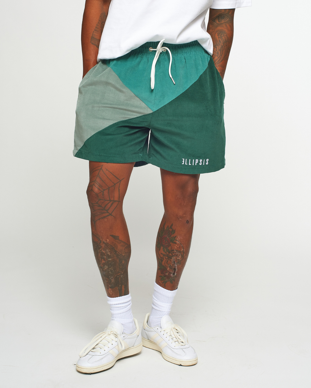 CORDUROY SHORT AQUA