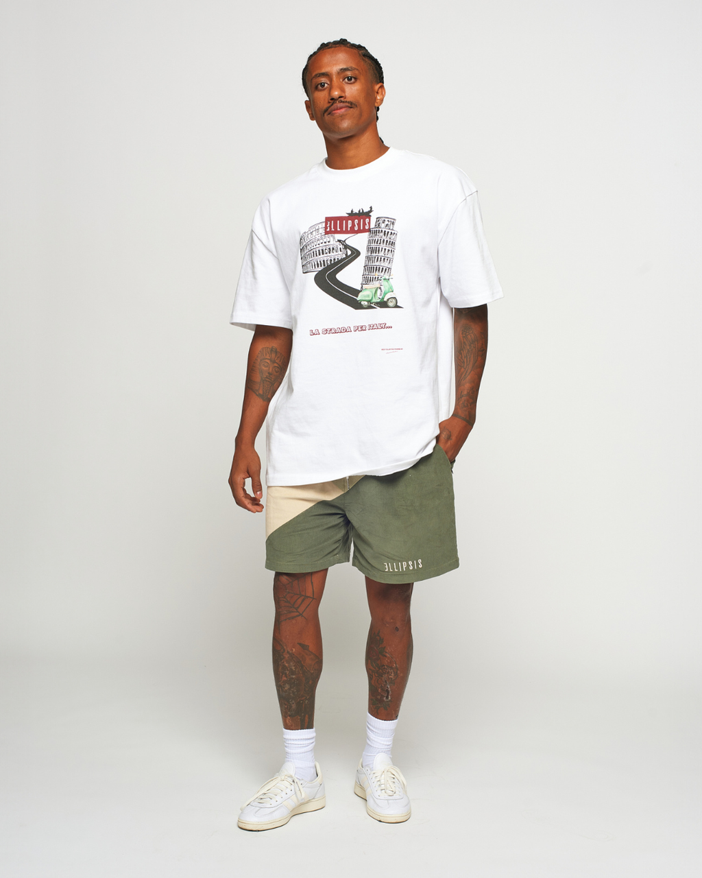 CORDUROY SHORT PISTASCHIO