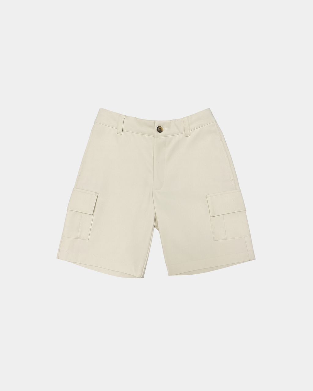 CREAM CARGO SHORTS